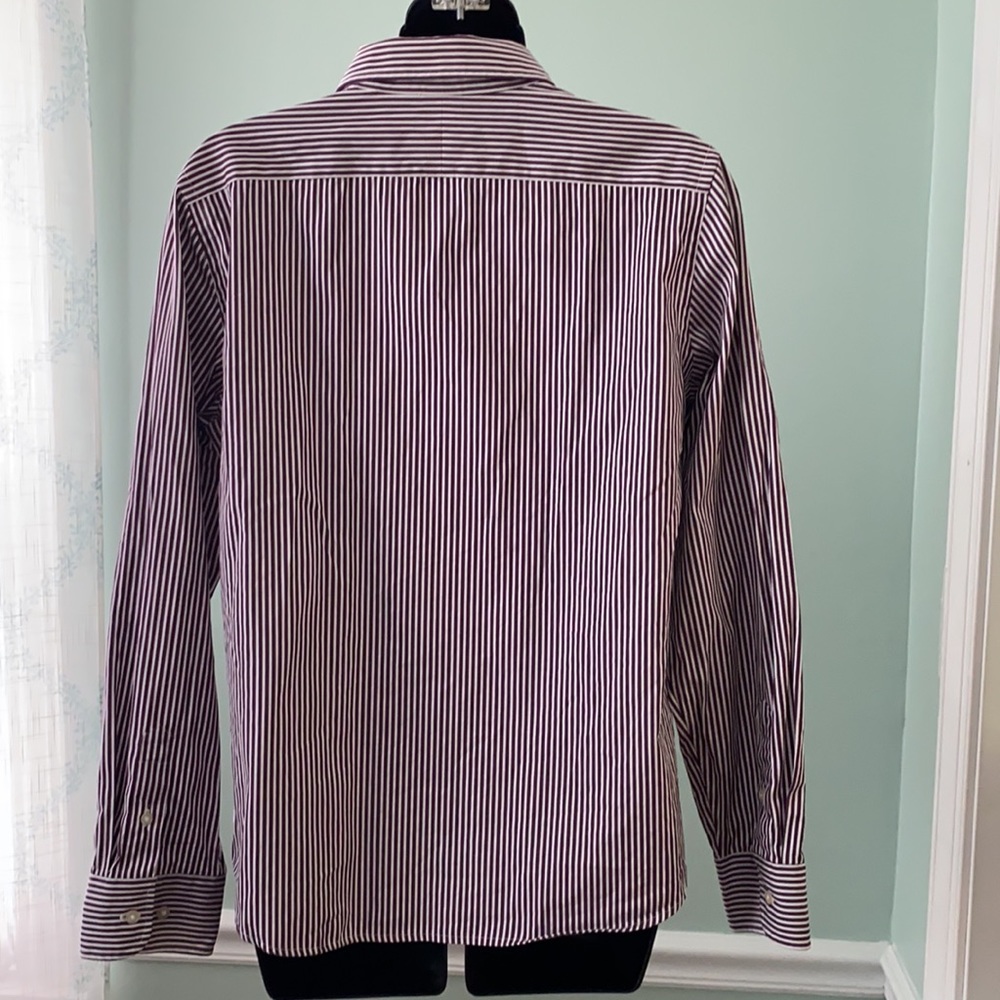 Lauren Ralph Lauren striped button down shirt LP - Picture 2 of 8